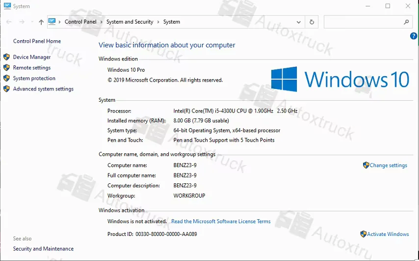 تابلت Getac F110 مقاس 11.6 بوصة I5-4300U CPU ذاكرة الجيل الرابع 8G RAM Win10 شاشة لمس عريضة #6