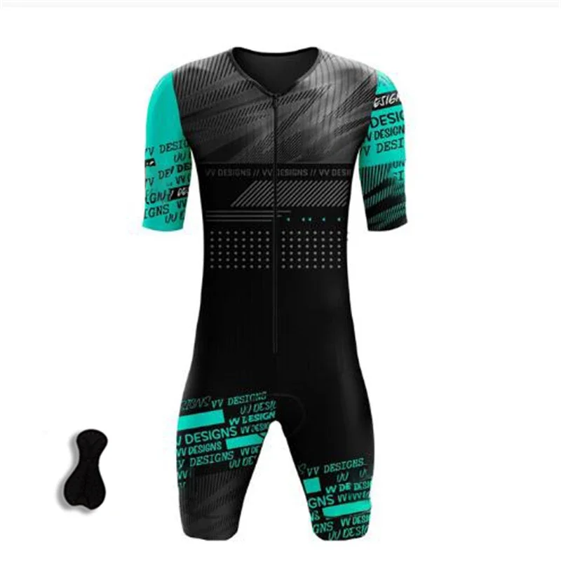 Men\'s Custom Sublimated Triathlon Jumpsuit Uniforms Bike Jersey, Bike Clothing Design Breathable Cycling Jersey Triathlon Suits