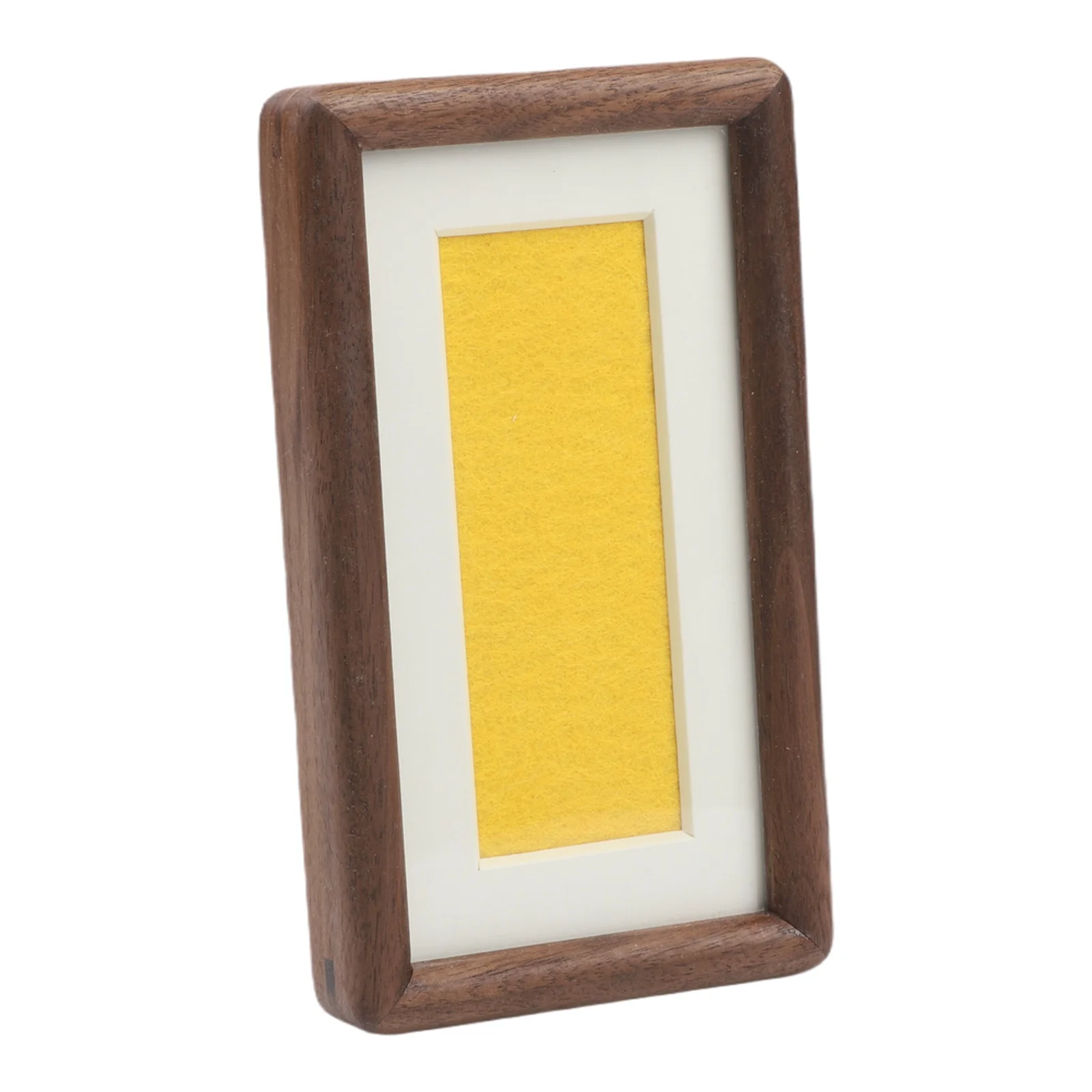 Tabletop Solid Wood Photo Frame with Mortise and Tenon Joint Natural Wood Finish for Long lasting Use Inner Dimension 8x15cm