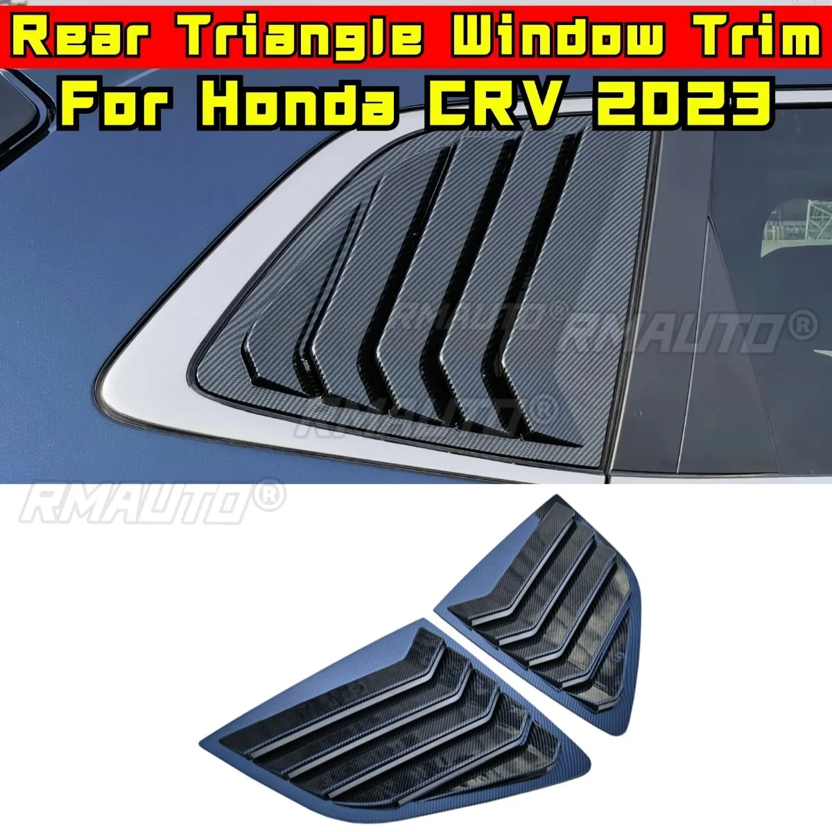 

Заднее треугольное окно автомобиля, накладка в виде акулы и щеки для Honda CRV 2023, накладка на заднее боковое вентиляционное окно, автомобильные аксессуары