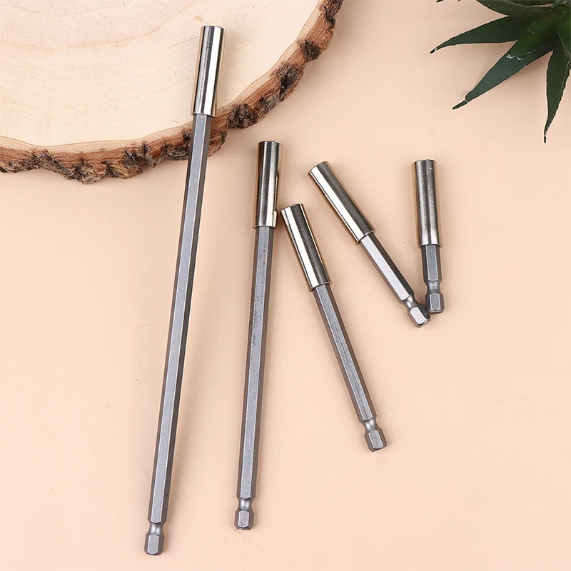 

Набор быстросменных адаптеров с шестигранным хвостовиком - магнитный держатель бит для беспроводных инструментов, удлинитель 60-200 мм для аксессуаров к дрелям и ударным шуруповертам