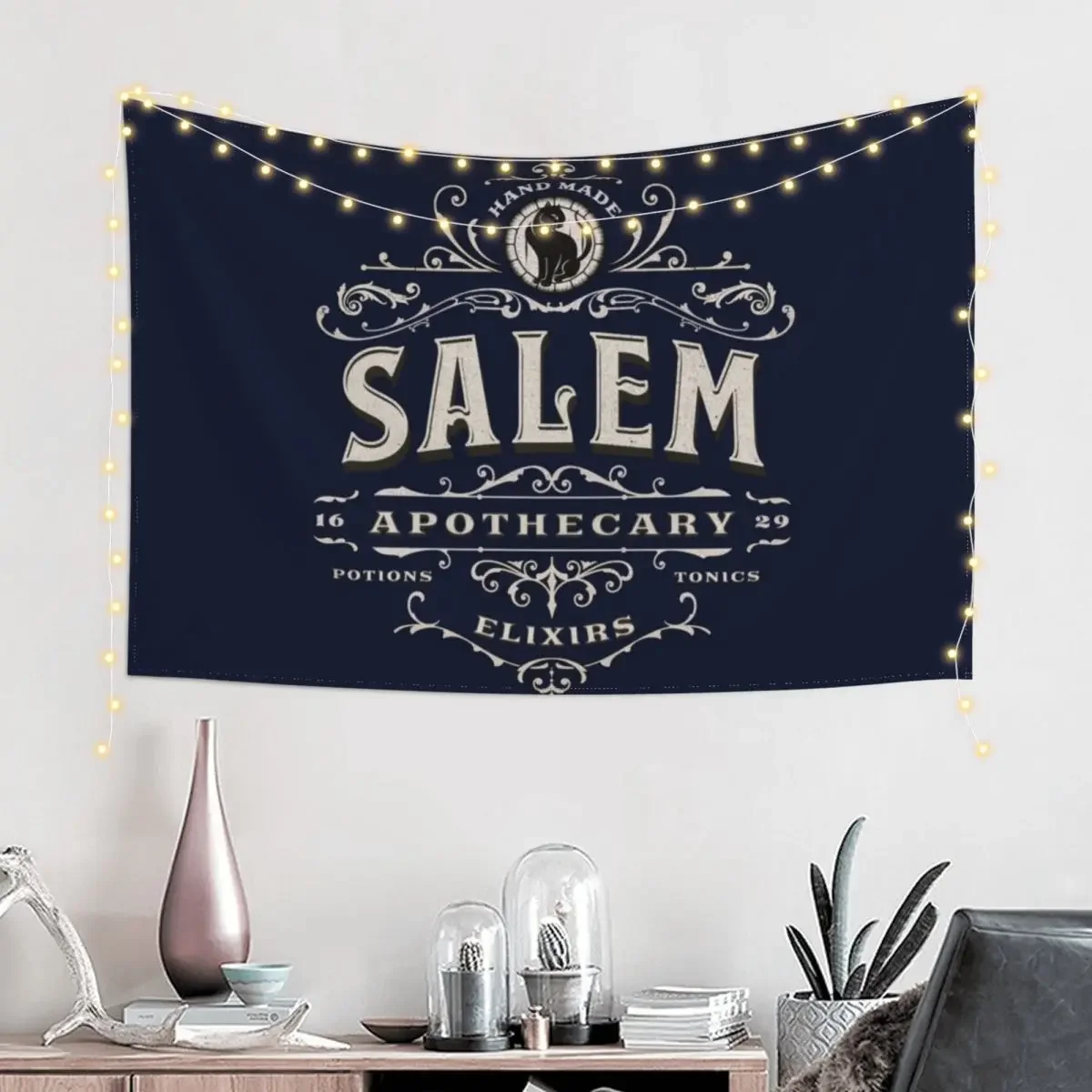 Salem Apothecary Magic Elixirs Tapestry Bed Room Decoration Home Decorations Wall Deco Decor Home Tapestry