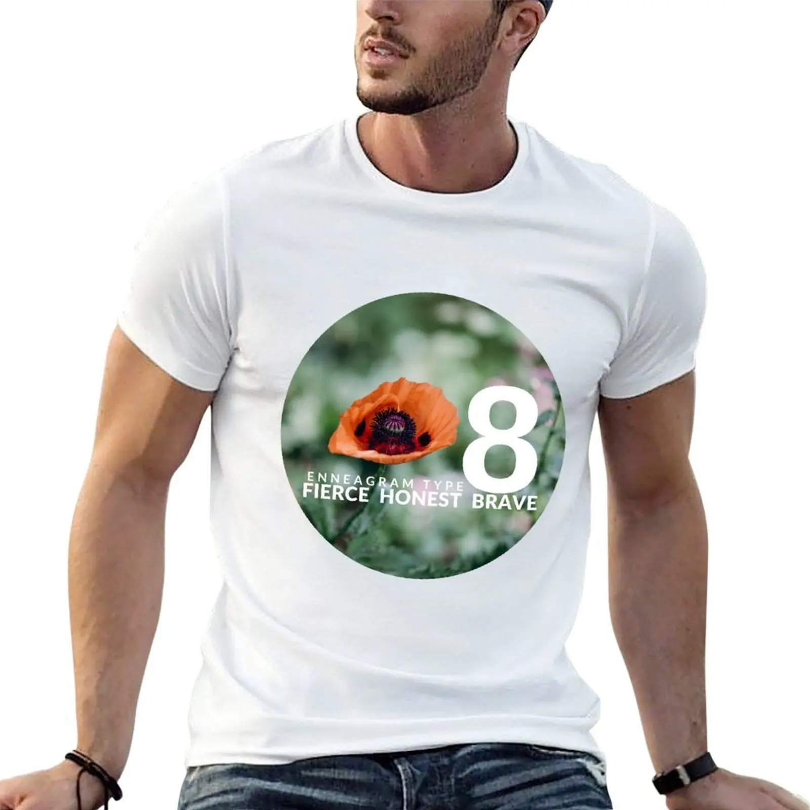 

Enneagram Type Eight T-Shirt t shirt man cotton funny t shirts man T-Shirt