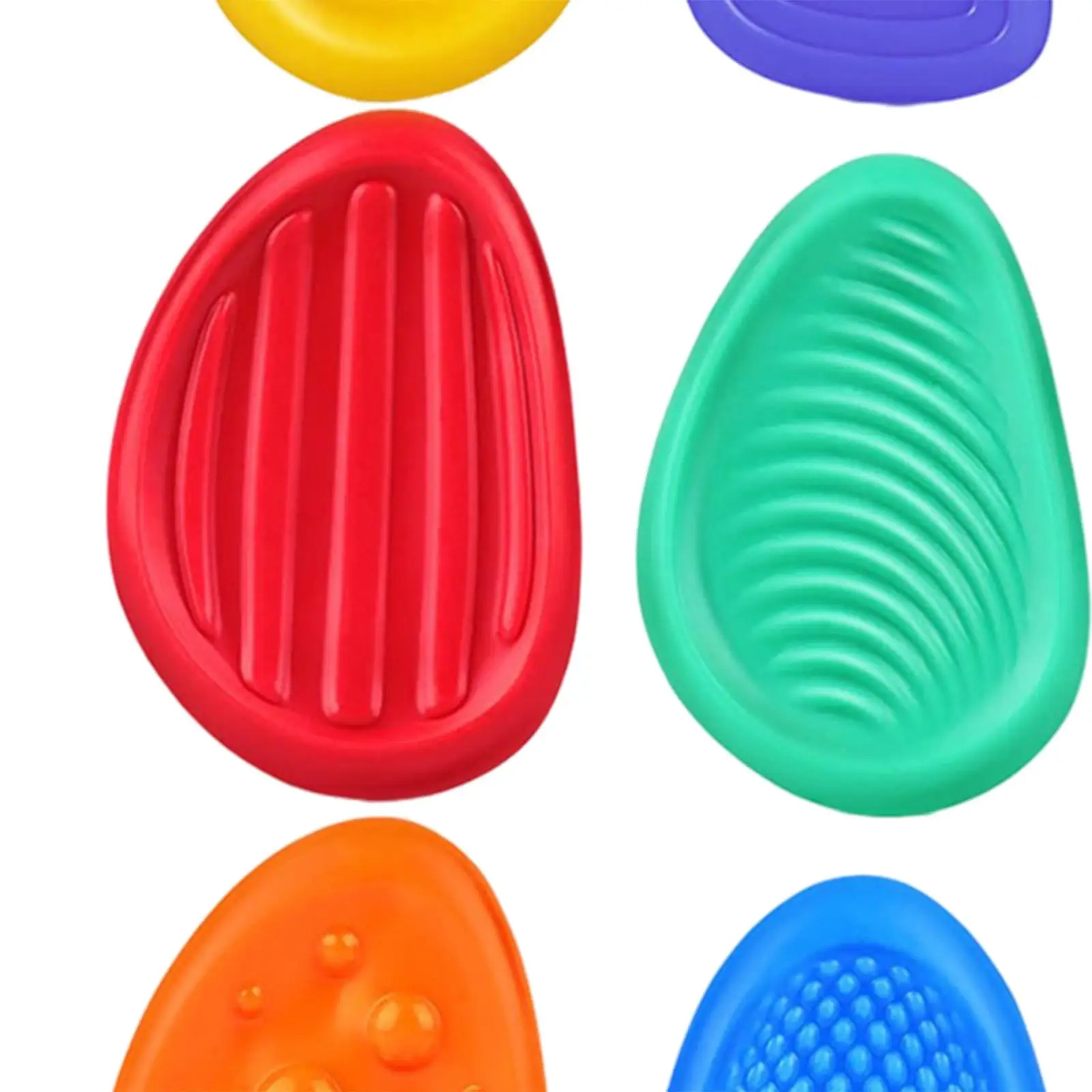 6 قطع من الألعاب الحسية للأطفال من الحجر الحسي لعمر 3-6 سنوات هدية عيد ميلاد للأطفال