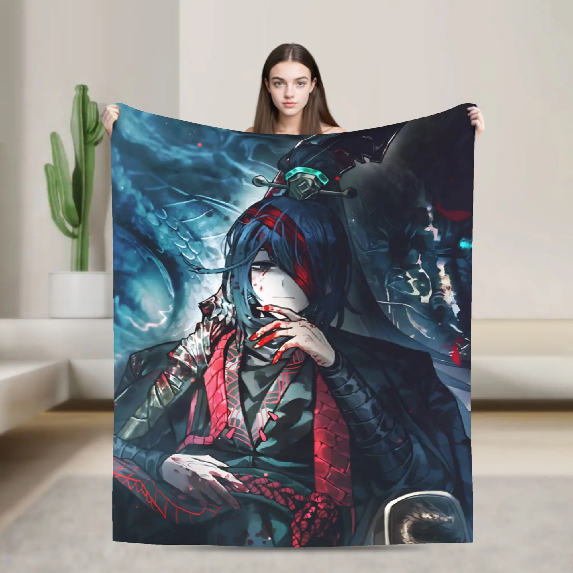 Limbus Company Games Blanket Warm Cozy Fluffy  Throw Blankets for Bed 50x60 Inch Multiple Sizes Bedspreads