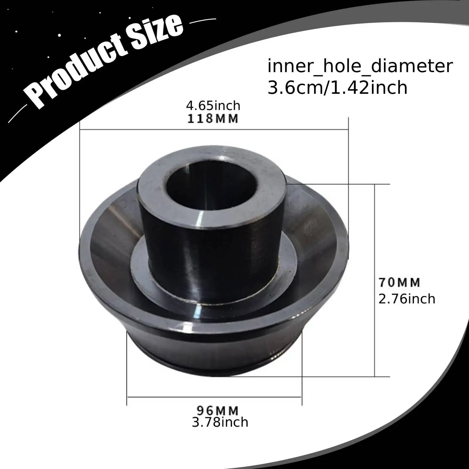 

Durable Cast Steel Wheel Balancer Taper Cone Clamp Spare Part for Isuzu Vehicle Tire Workshop Maintenance
