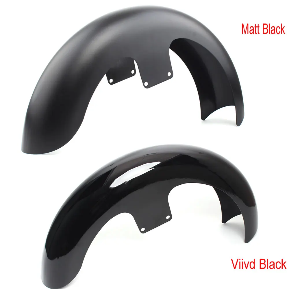 

19" Motorcycle Front Fender Wheel Wrap Mudguard For Harley Touring Electra Road Street Glide Road King 1994-2013 Matte Black