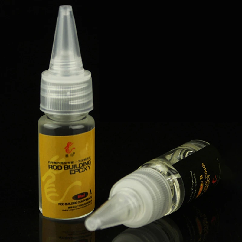 2 قطعة الصيد رود الغراء الصيد رود راتنجات الايبوكسي AB الغراء الغراء الشفاف ل خيوط الصيد قضبان اكسسوارات الصيد رود الطلاء #5