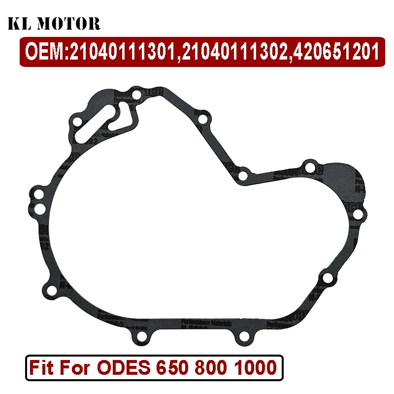 Stator Magneto Cover Gasket For Outlander Renegade Commander Maverick 420651200 420651201 ODES 650 800 1000cc  21040111301