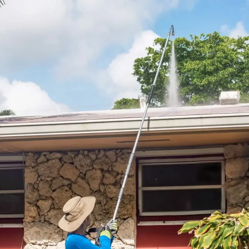 مجموعة مسدسات المياه ذات الضغط العالي: عصا تلسكوبية 4000 رطل لكل بوصة مربعة، أداة تنظيف احترافية مع 10 قضبان تمديد من الفولاذ المقاوم للصدأ