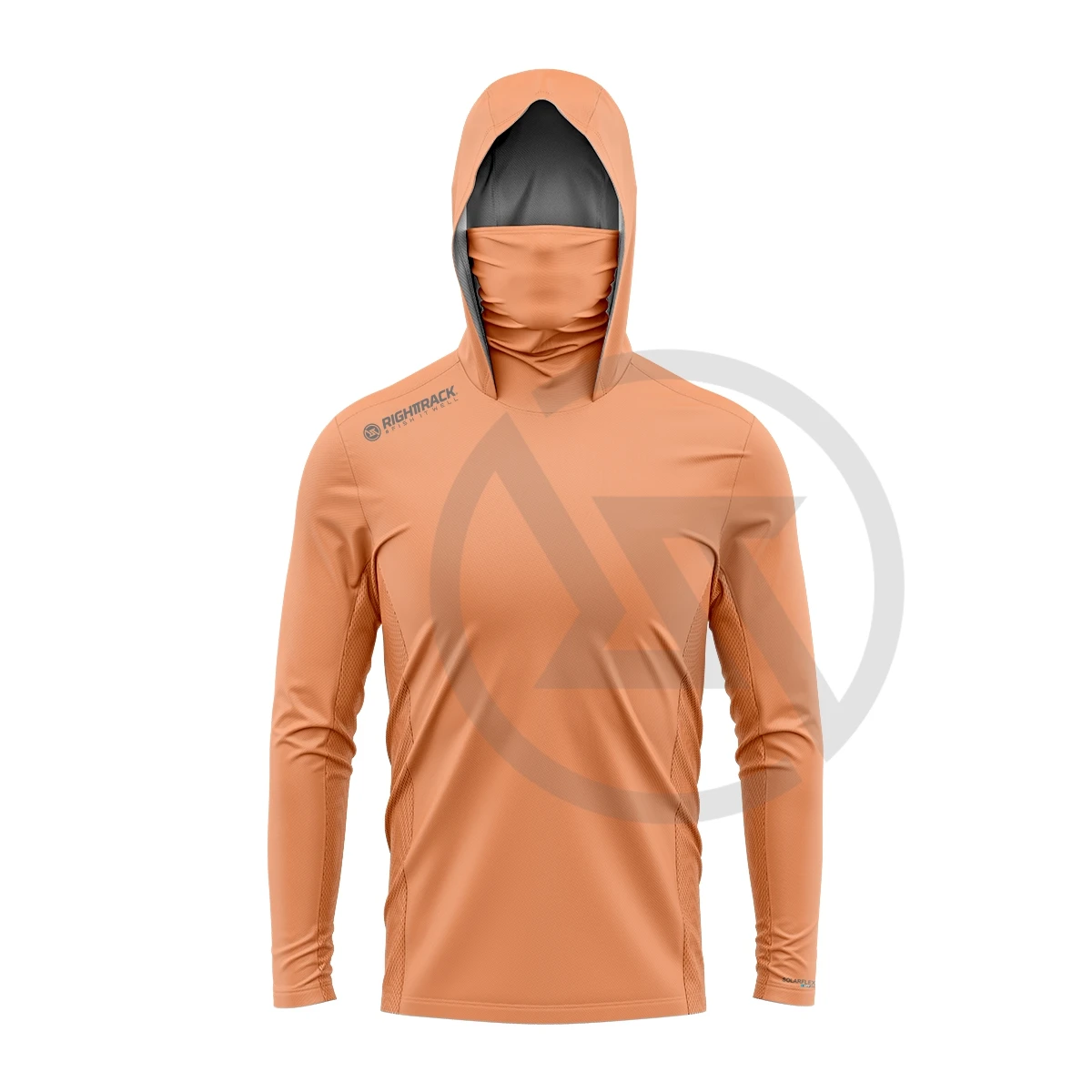 NEW SOLID COLOR MASK HOODIE FISHING CLOTHING UV UPF50+ SUN PROTECTION HIKING CAMPING RIGHTTRACK CLOTHING