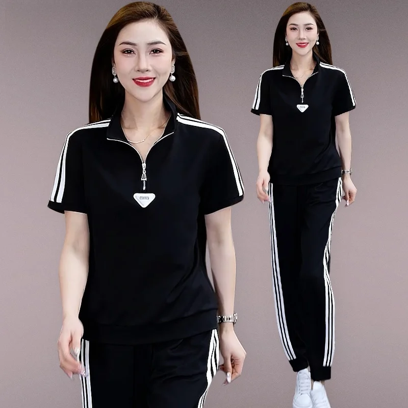 

Повседневный комплект спортивной одежды, женские летние брюки небольшого размера ort Sve, утягивающий комплект из двух предметов для бега, неисправный и ...