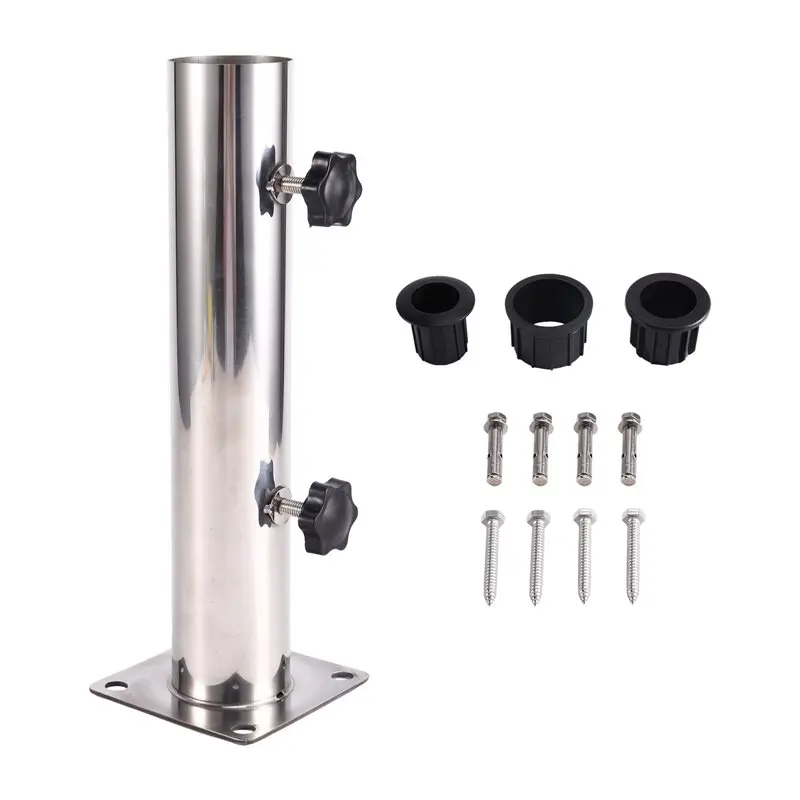 

Patio Umbrella Holder Base Umbrella Holder Base Deck Mount Metal Clamp Parasol Stand For Park Courtyard Fence Garden