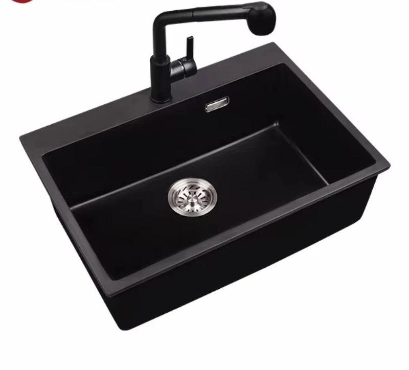 STLF High Quality XW645 Customized Granite Kitchen Sink Single Bowl Artificial Stone Quartz Sink
