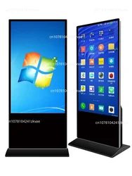43-65 inch Wall mounted /vertical indoor touch screen lcd outdoor advertising totem kiosk led display digital signage