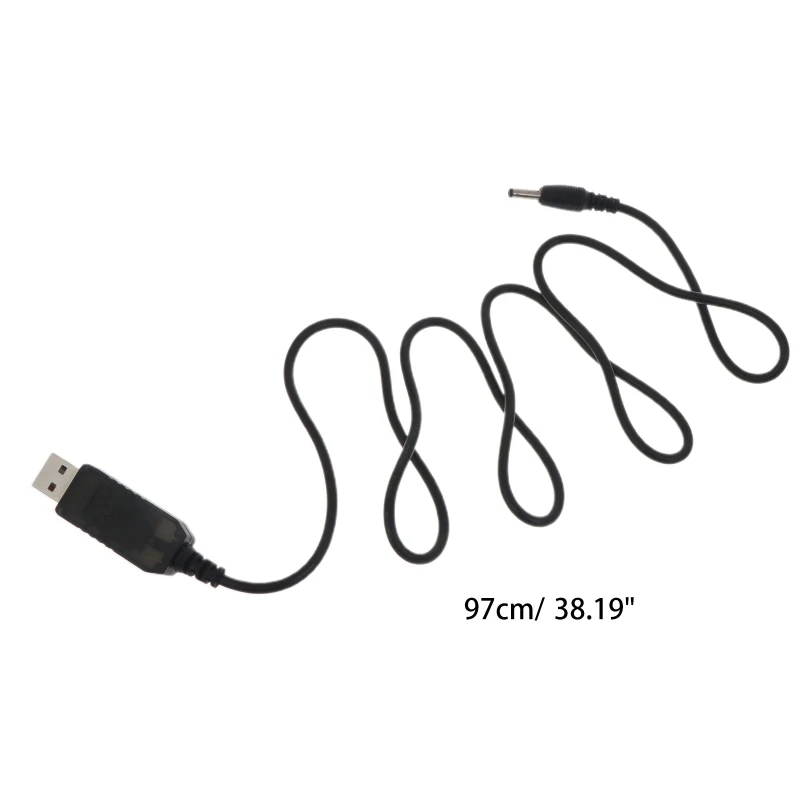 USB to DC 3.5x1.35mm Power Cable Barrel Jack Charger Cord for Led Lights Toys Small Household Appliances Y3ND