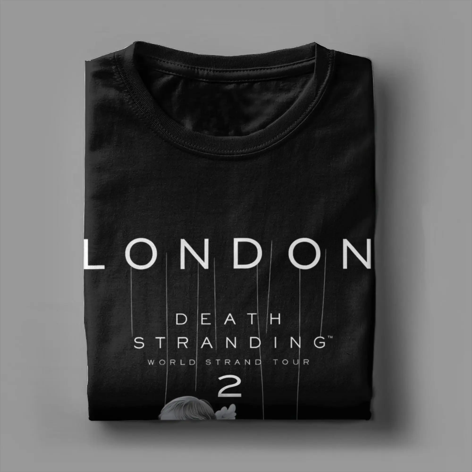 الموت تجديل 2 على الشاطئ تي شيرت موضة تي شيرت قصير الأكمام مضحك التي شيرت الصيف القطن س الرقبة الملابس المتضخم