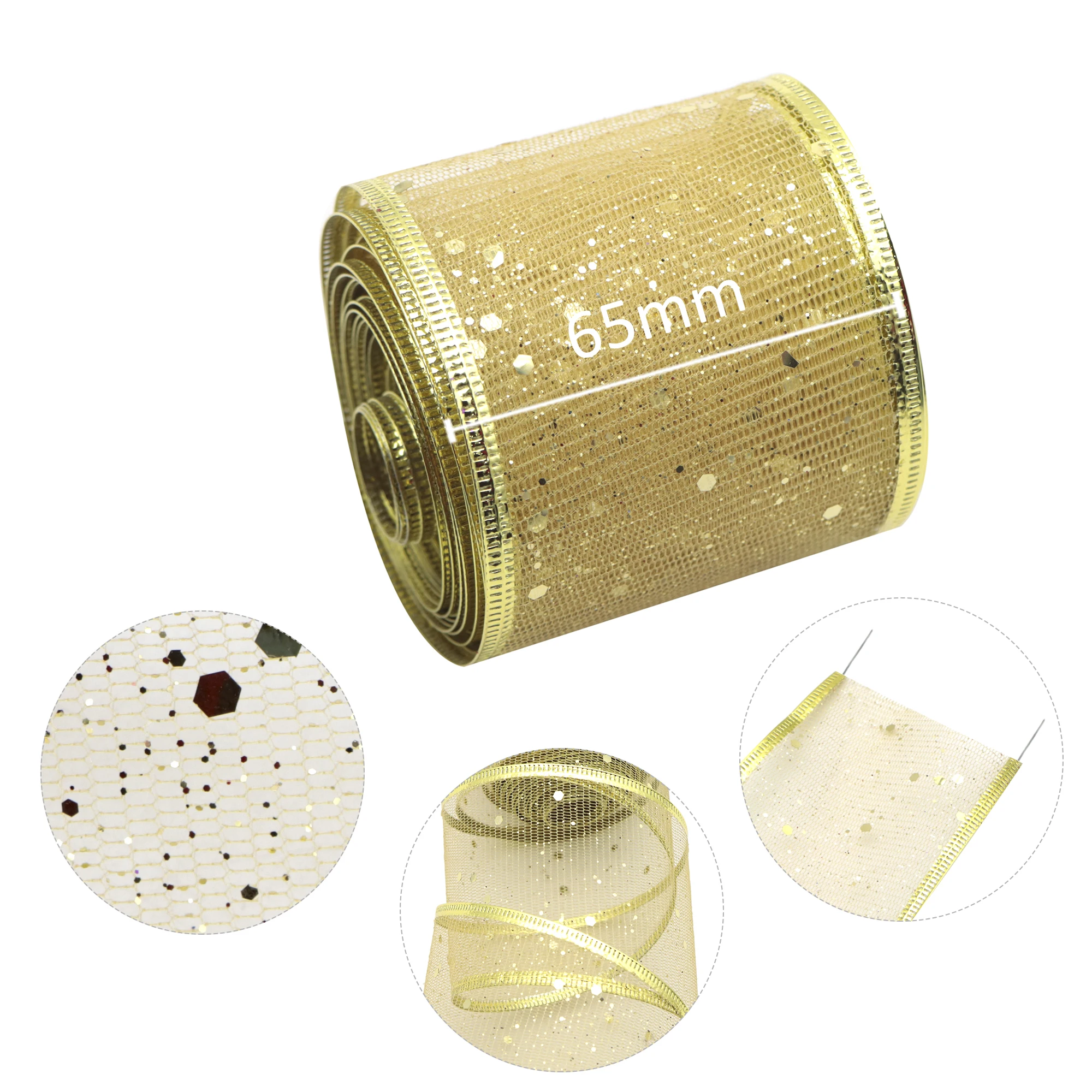 1 рулон, 5 ярдов, 2,56 дюйма,  – обзор и цена Ribbon Organza Roll