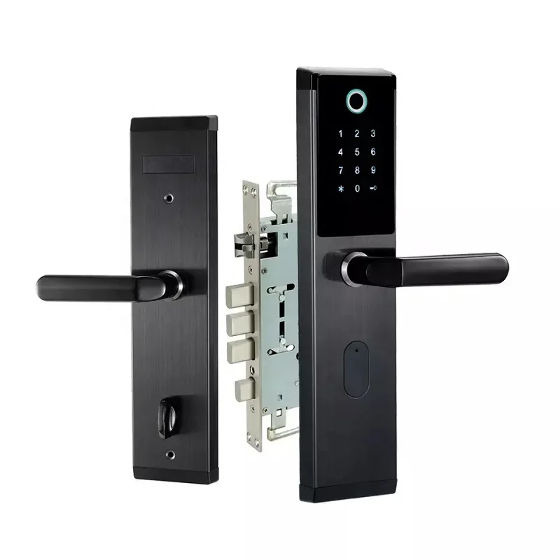 

Fingerprint Lock Electronic Door Lock Support Password & Card Anti-theft Intelligent Home Security Biometric Access Control