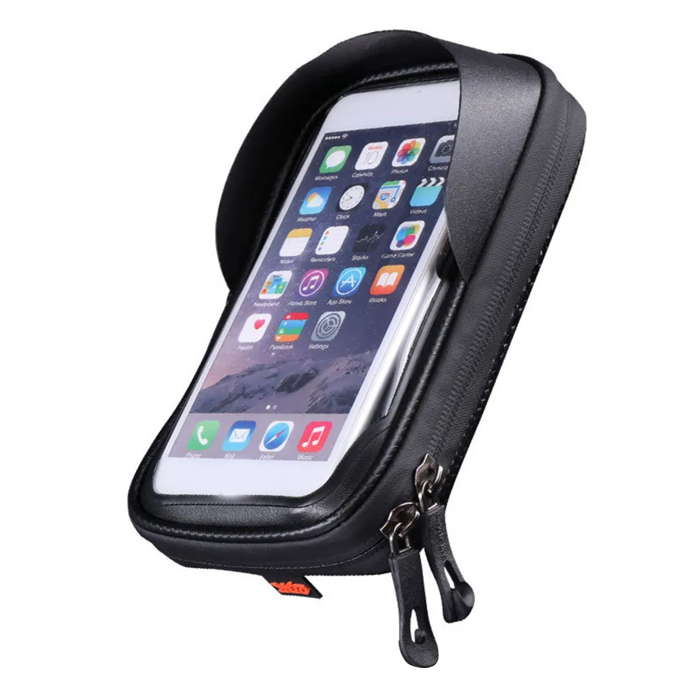 Bike Phone Bag 5.8 Inch High Sensitivity Tpu Cycling Front Frame Tube Bags for Smartphones Bike Phone Bag