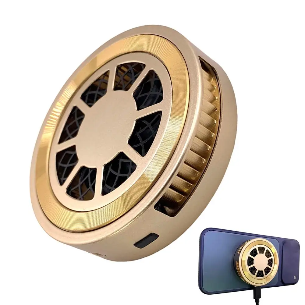 Portable Mobile Phone Cooler Gaming Cooling Tool Phone Radiator Magnetic Back Cover Clip Cooling Fan For Phone