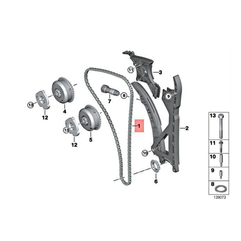 analyste-de-pignons-de-rail-de-synchronisation-pour-mini-cooper-jotensioner-n14-r55-r56-r57-r58-r59-r60-07-11-11318618317-11217588996-7-pieces