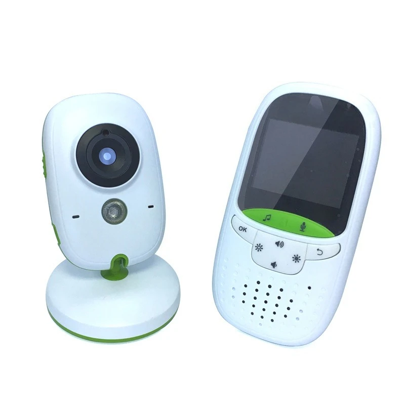 

With night vision, two-way intercom temperature display baby monitor 2-inch wireless baby caregiver