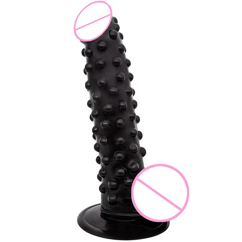 Sexy Prickly Gode Dildo Sex Toy Faux Penis Soft Dildo With Bump Thorn Suction Cup Anal Sex Women Couples Masturbators 2#