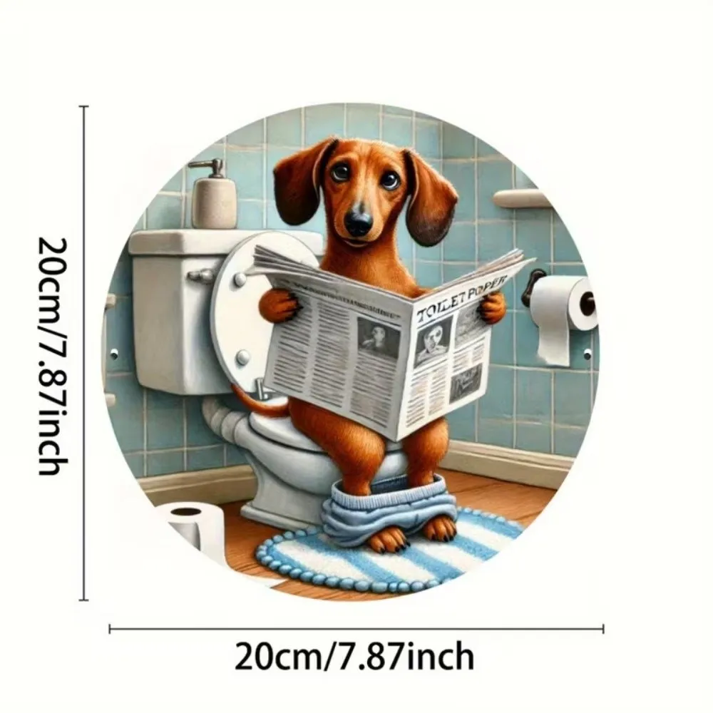 Hanging Pendant Wooden Bathroom Sign Plate Wall Art Sign Retro Restaurant Bar Toilet Sign 2D Flat Toilet Decor Plate for Toilet
