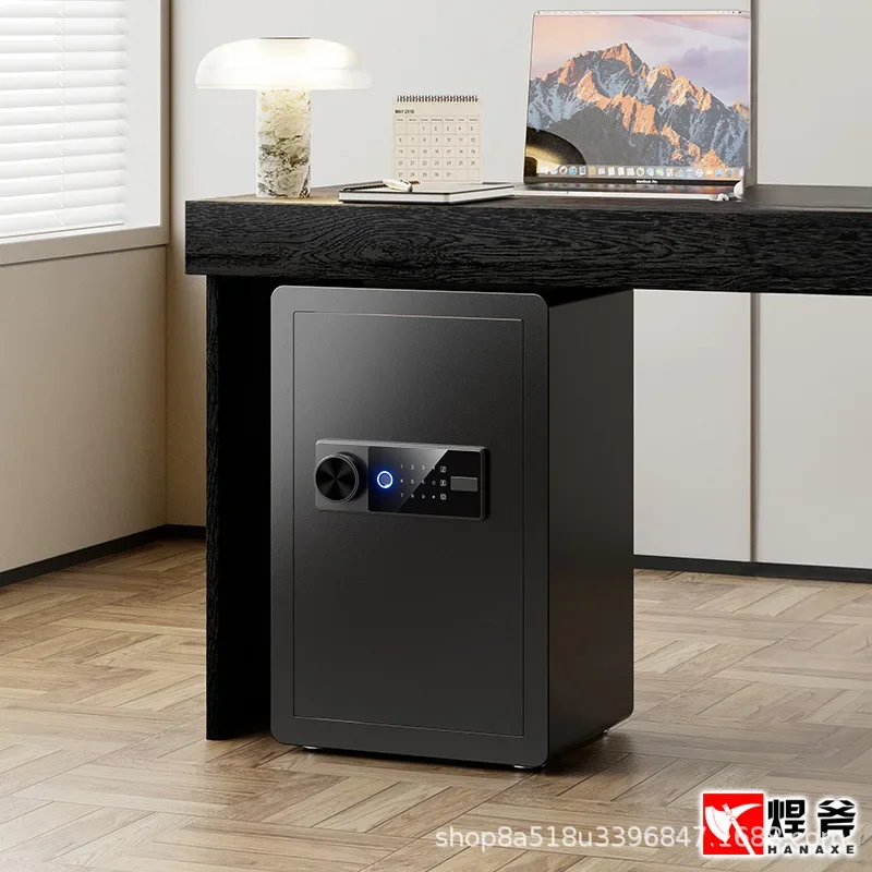 Caja Fuerte Electrónica con Huella Dactilar y Contraseña, WIFI, Duradera, Nueva, para Oficina y Hogar, Totalmente de Acero, Anti-robo, Pequeña