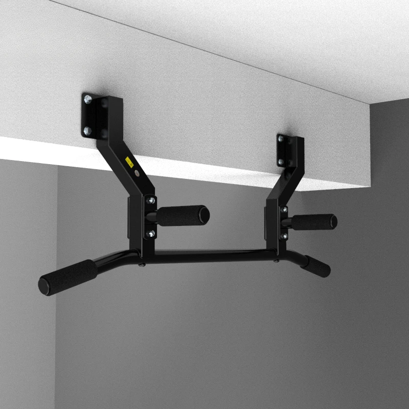 The S-shaped large base indoor beam is equipped with a multi-position pull-up horizontal bar on the upper side, and a