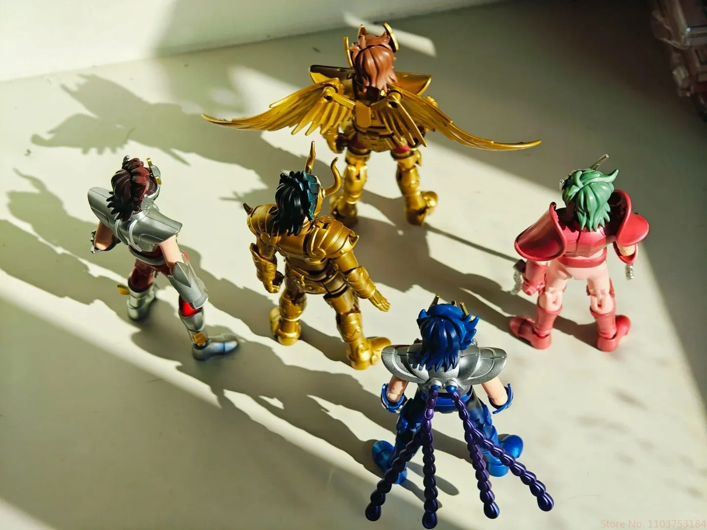 Hot Blokees Saint Seiya Galaxy V2 Фигурки Camus Hoyoga Dohko Milo Shiryu Pegasus Nachi Аниме Фигурки Подарки на день рождения