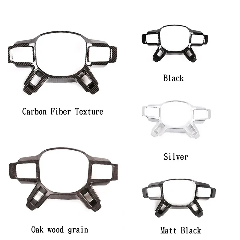 

For Land Rover Defender 90 110 130 2020-2024 ABS Car Steering Wheel Frame Cover Trim Stickers Car Accessories
