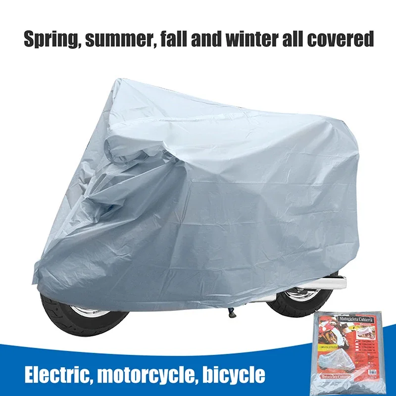 

Waterproof Bike Scooter Outdoor Rain Dust UV Proof Sun Protection Case For Motorcycle Outdoor Indoor Protective Cover