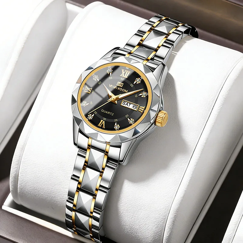 

Ultra Thin Womens Watches Top Brand Luxury Diamond Small Dial Quartz Wrist Watches For Women Elegant Stainless Steel Waterproof
