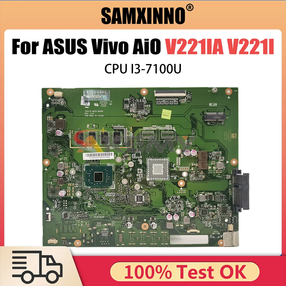 

Материнская плата для ноутбука V221I Материнская плата ASUS Vivo AiO V221IA с процессором I3-7100U