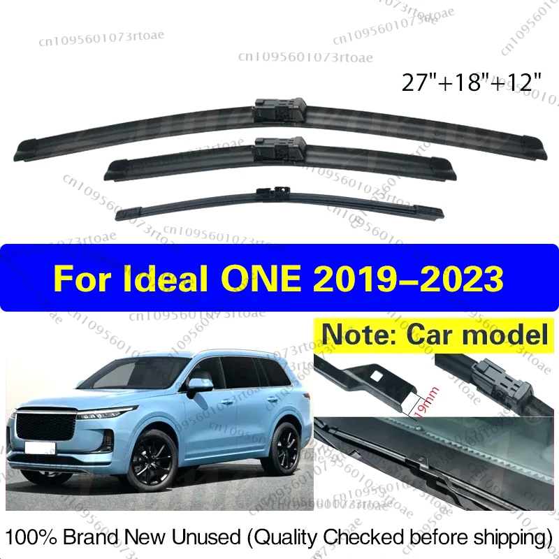 

Для Ideal ONE 2019-2023 щетки стеклоочистителя переднего и заднего стекла, щетки для ветрового стекла, автомобильные аксессуары 2020 2021 2022 27 "+ 18" + 12"