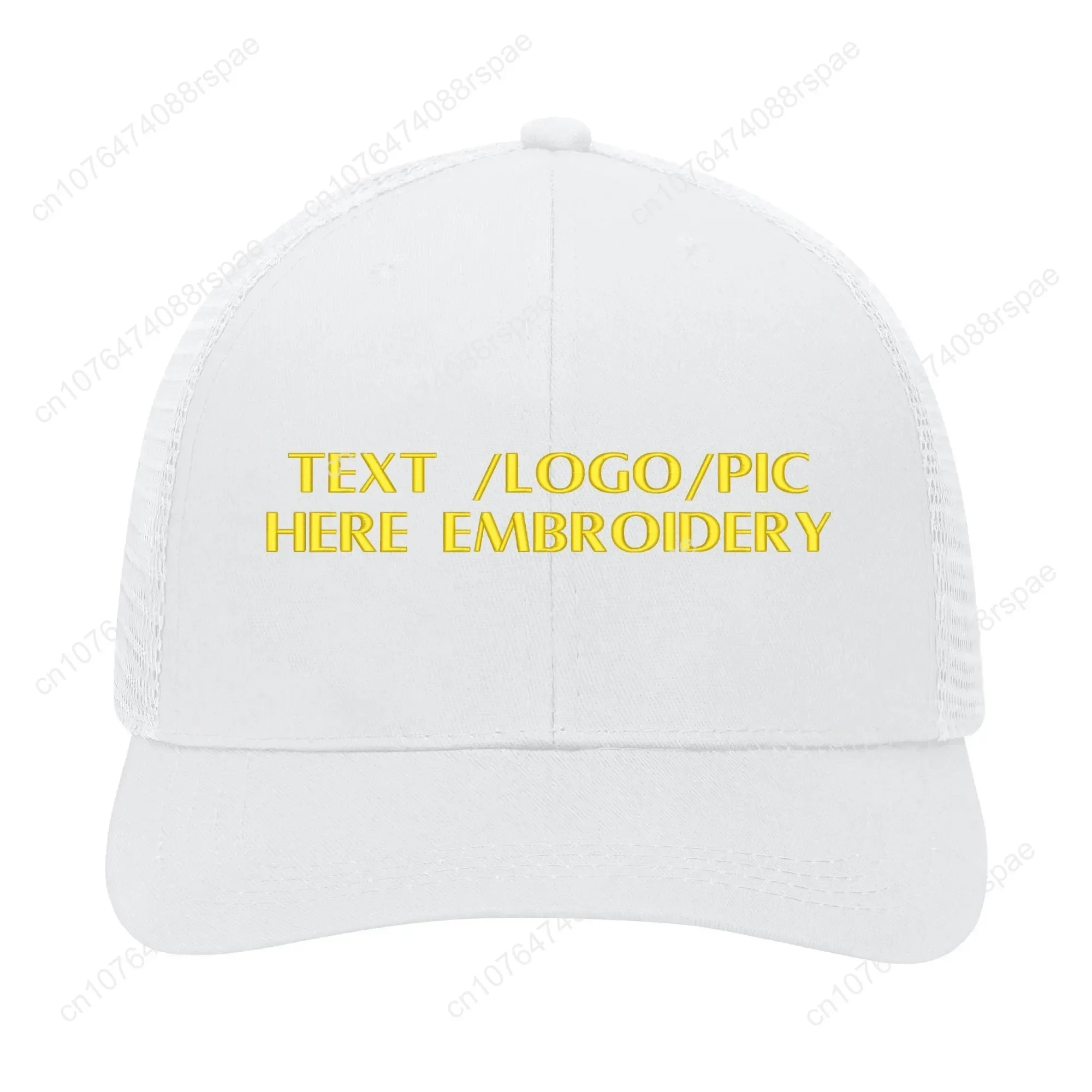 Custom Embroidered Hat Mens Womens Sports Baseball Hats Hip Hop Breathable Summer Headwear Customized Made DIY Caps