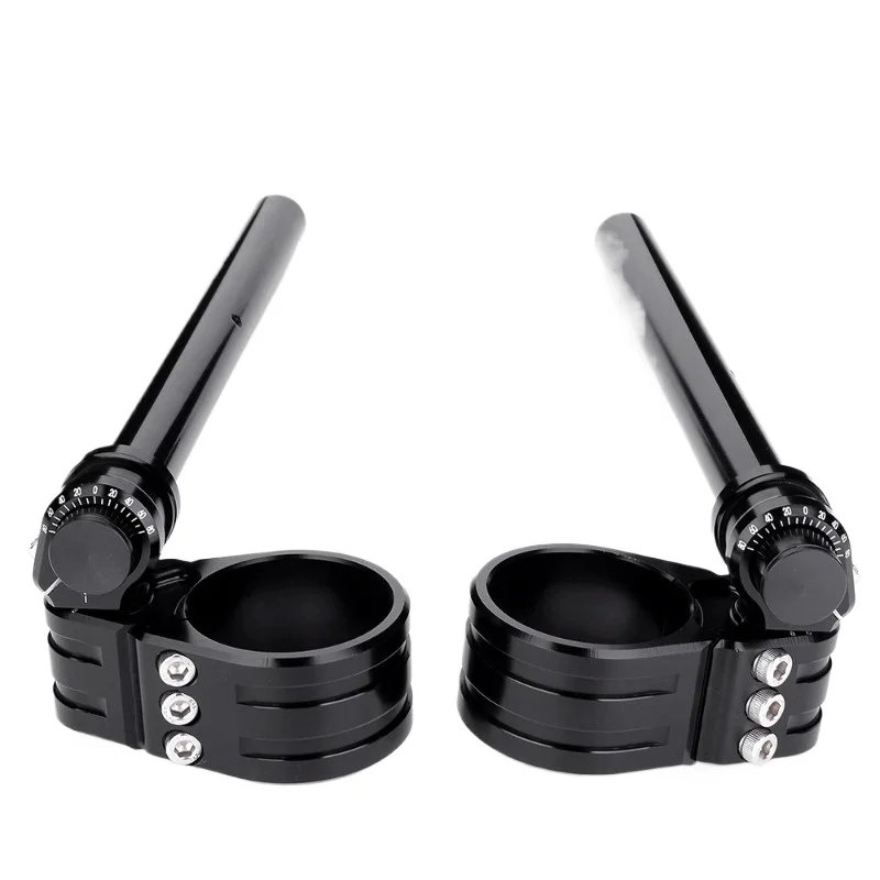 

55mm Motorcycle Handlebar Clamp Clip,Fit For 2014-2019 Models,Clip-On Racing Adjustable Fork Handle Bar Accessory