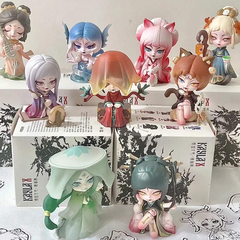 

Аутентичный замок, книга демонов, слепая коробка, модная игрушечная фигурка, персонализированное украшение для рабочего стола, высокая экономичность, подарки