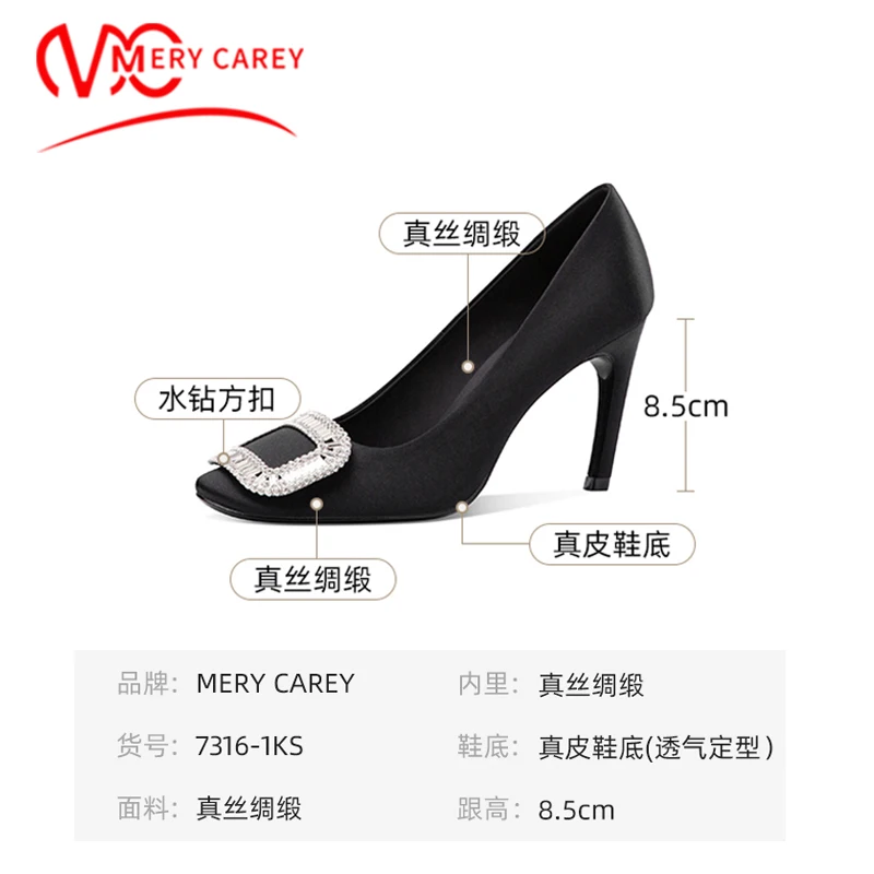 Shoes For Women Elegant woman heels rhinestone Silk Designer Pumps Women\'s shoes 2024 trend Luxury High Heels Party Ladies Shoes