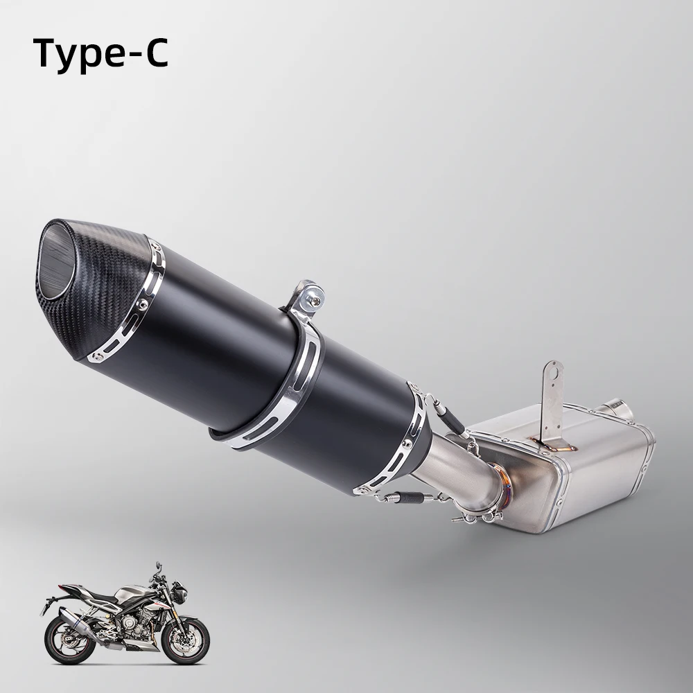 

Suitable for the 2017-2024 motorcycle 765 motorcycle modified exhaust pipe middle and rear end system