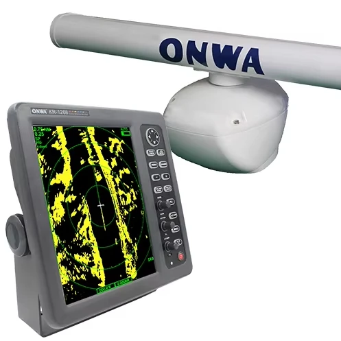 12.1-inch X-Band 6KW Up To 64nm KR-1268 Marine Supplies Product Marine Radar Support AIS ARPA Display Target Tracking