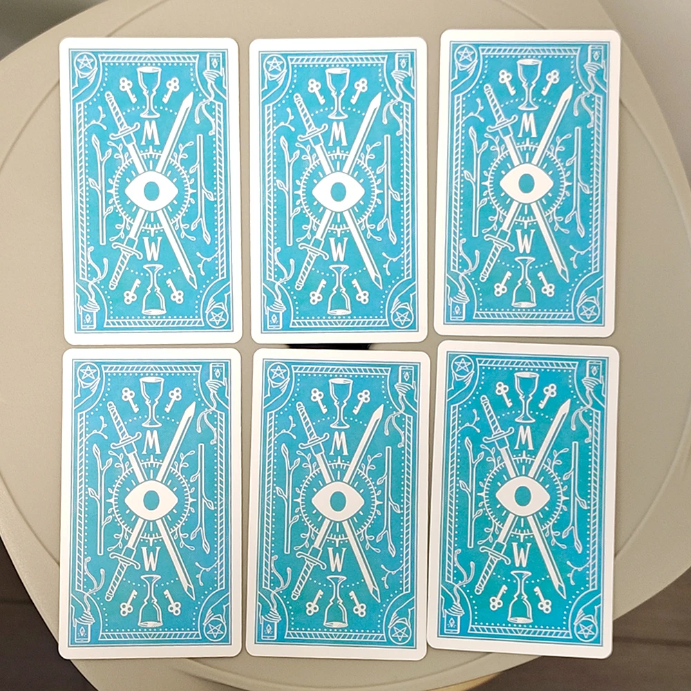 سطح التارو الساحرة الحديث 10.3*6 سنتيمتر باللغة الإسبانية 78 قطعة بطاقات التارو تتجمع بين الهيئات المتنوعة ، أزياء ما يصل إلى الدقيقة #2