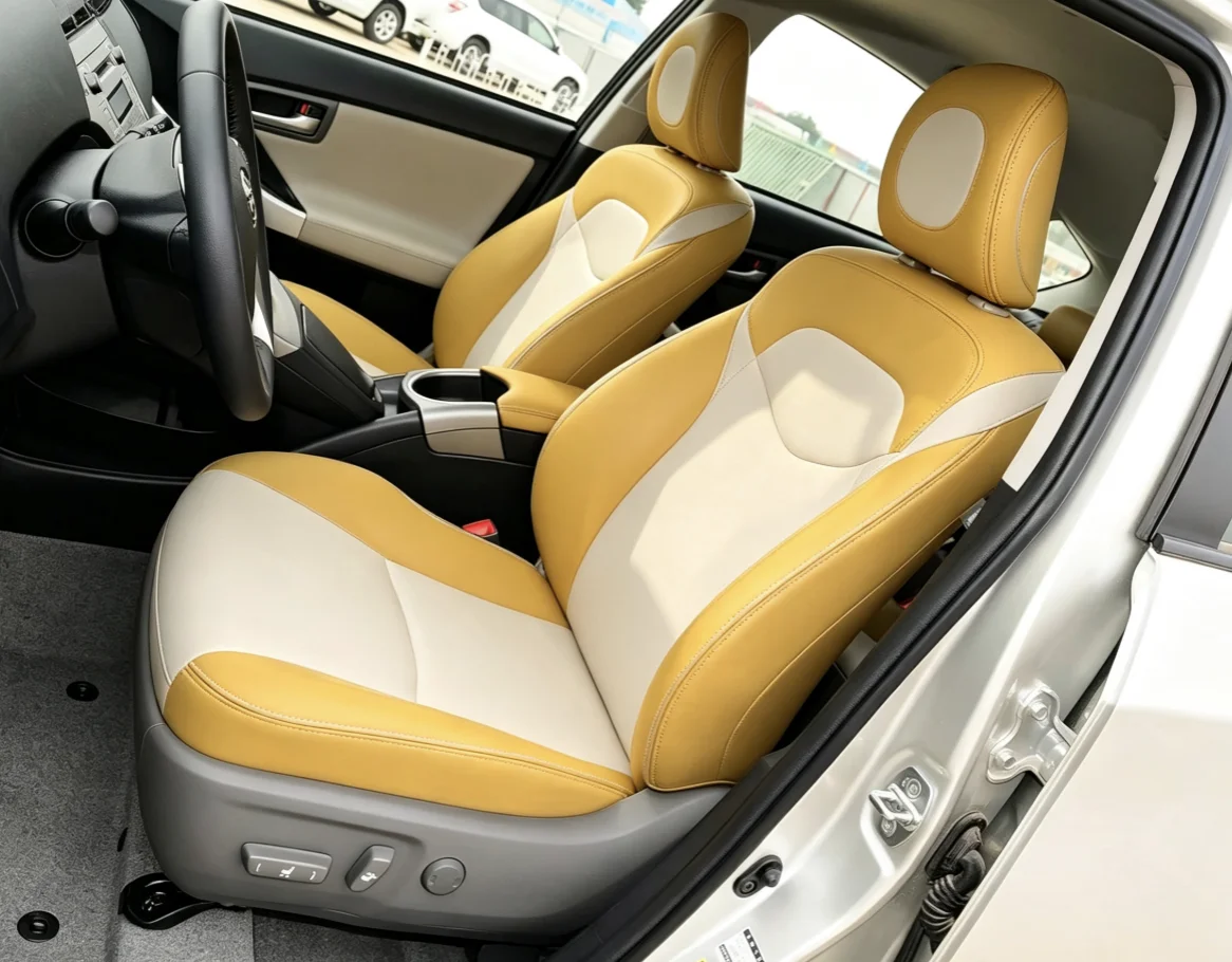Für Alphard 30 2011~2017 Maßgefertigte Autositzbezüge Luxuriöses Nappaleder 100% Passgenau Innenraumzubehör 360 ° Vollständige Abdeckung – Detail 2