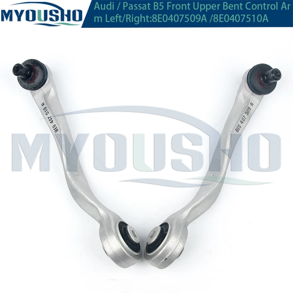 Myousho For Audi A4 B5 A6 C5 VW Passat 12pcs Front Suspension Control Arm Ball Joint Stabilizer Link Tie Rod Kits 4D0407693E