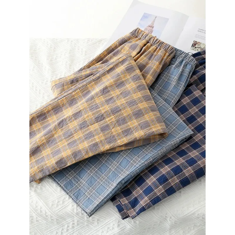 

Men's Pajama Pants Spring and Autumn Trousers Casual Loose Thin Summer Large Size Can Be Worn Outside Home Pants