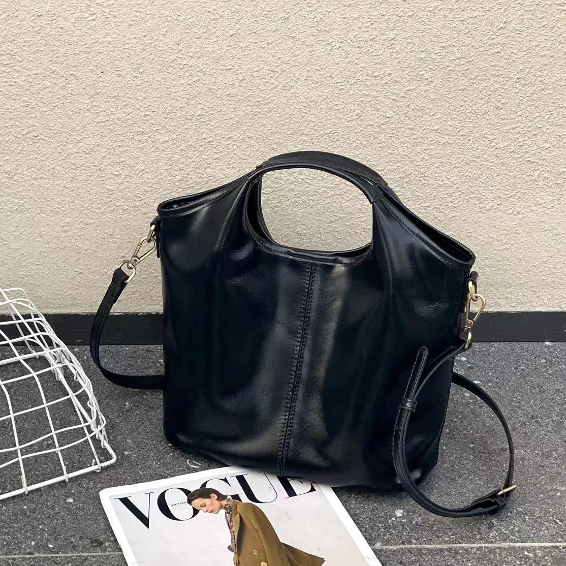 YANATARI Genuine leather woman bag shoulder bag Handbags ladies crossbody bags luxury designer minimalism tote bag Bucket Bag