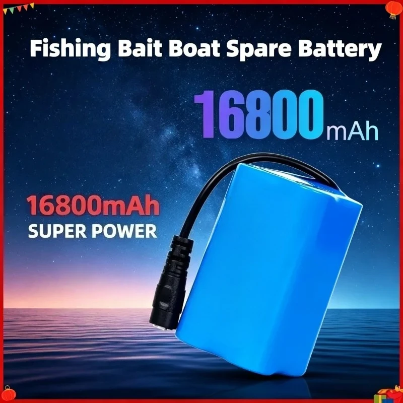 

Rechargeable 7.4V Li-ion Battery 12000mAh 19800mAh Replacement for Remote Control RC Fishing Bait Boat T188 2011-5 V007 C18 H18