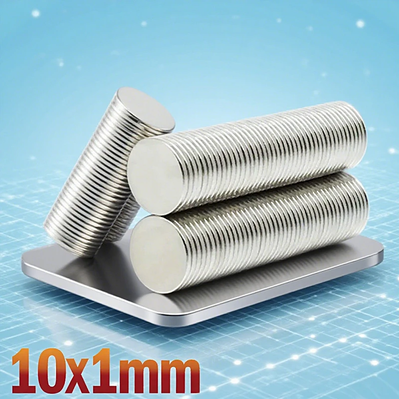 

10x1mm Magnet Round Thin Shape Accessory for Home Fridge Craft Diy Office Whiteboard Refrigerator 10*1mm 10/50/200/1000pcs